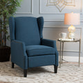 Recliner Navy Blue Fabric