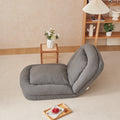 Triple Fold Down Sofa Bed,Gy Grey Metal Cotton Metal