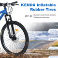 Mountain Bike For Men And Women 26 Inch 24 Speed Suspension Fork Kenda Tires Cycling Blue Garden & Outdoor Steel