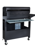 Propane Grill 4 Burner Barbecue Grill Stainless Steel Gas Grill Black Silver Garden & Outdoor Stainless Steel