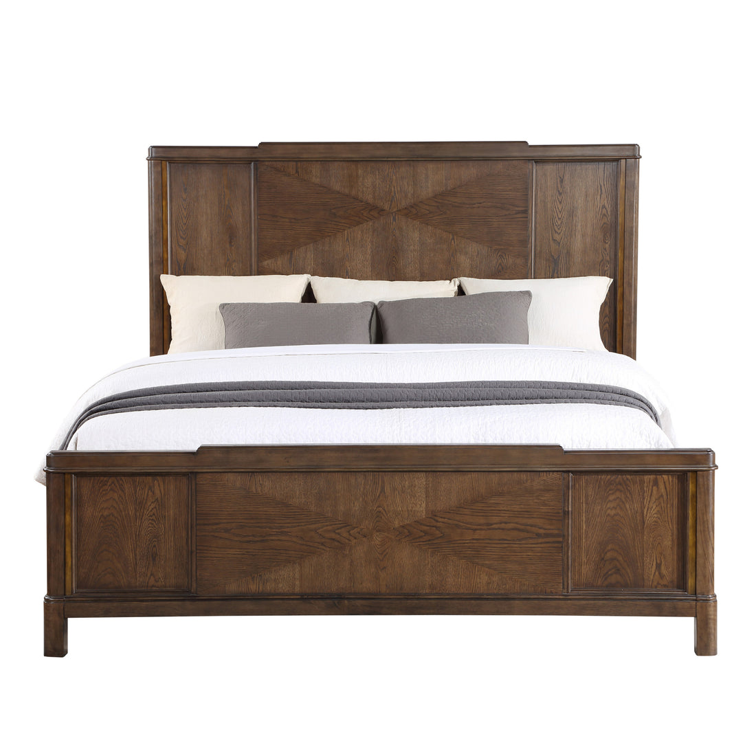 Milan 4 Piece King Bedroom Set Dark Brown King Dark Brown 4 Piece Set Wood