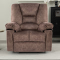 Power Lift Recliner Chair Sofa For Elderly With Massage Brown Velvet Power Remote Metal Primary Living Space Soft Cushion Back Heavy Duty American Design,American Traditional,Classic Pillow Top Arms Foam Velvet