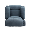 Massage Recliner Charcoal Fabric