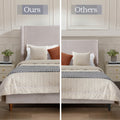 Harper Tall Headboard Upholstered Bed 54