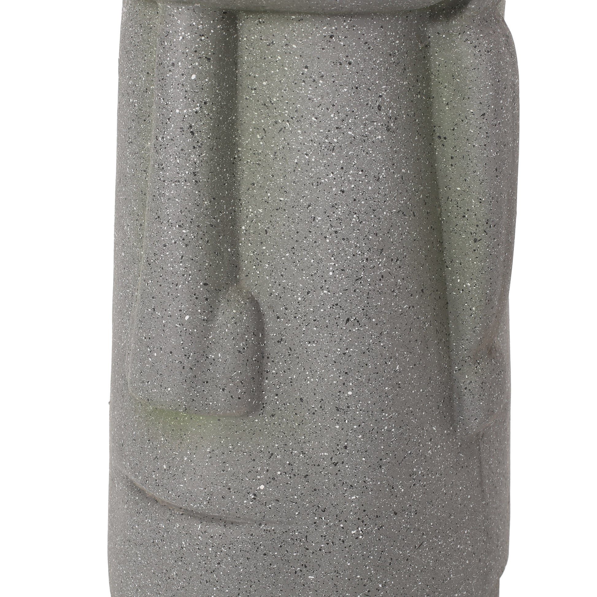 Flower Planter Stone Gray Magnesium Oxide