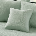 6 Piece Reversible Soped Edge Daybed Cover Set Seafoam Daybed Seafoam Microfiber
