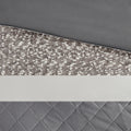 5 Piece Textured Jacquard Stripe Comforter Set With Throw Pillows Full Queen Multicolor Polyester