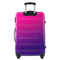 Hardshell Luggage Sets 3 Piece Gradient Color Expandable Suitcase With Spinner Wheels And Tsa Lock Lightweight 20