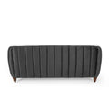 3 Seater Sofa Black Velvet 3 Seat