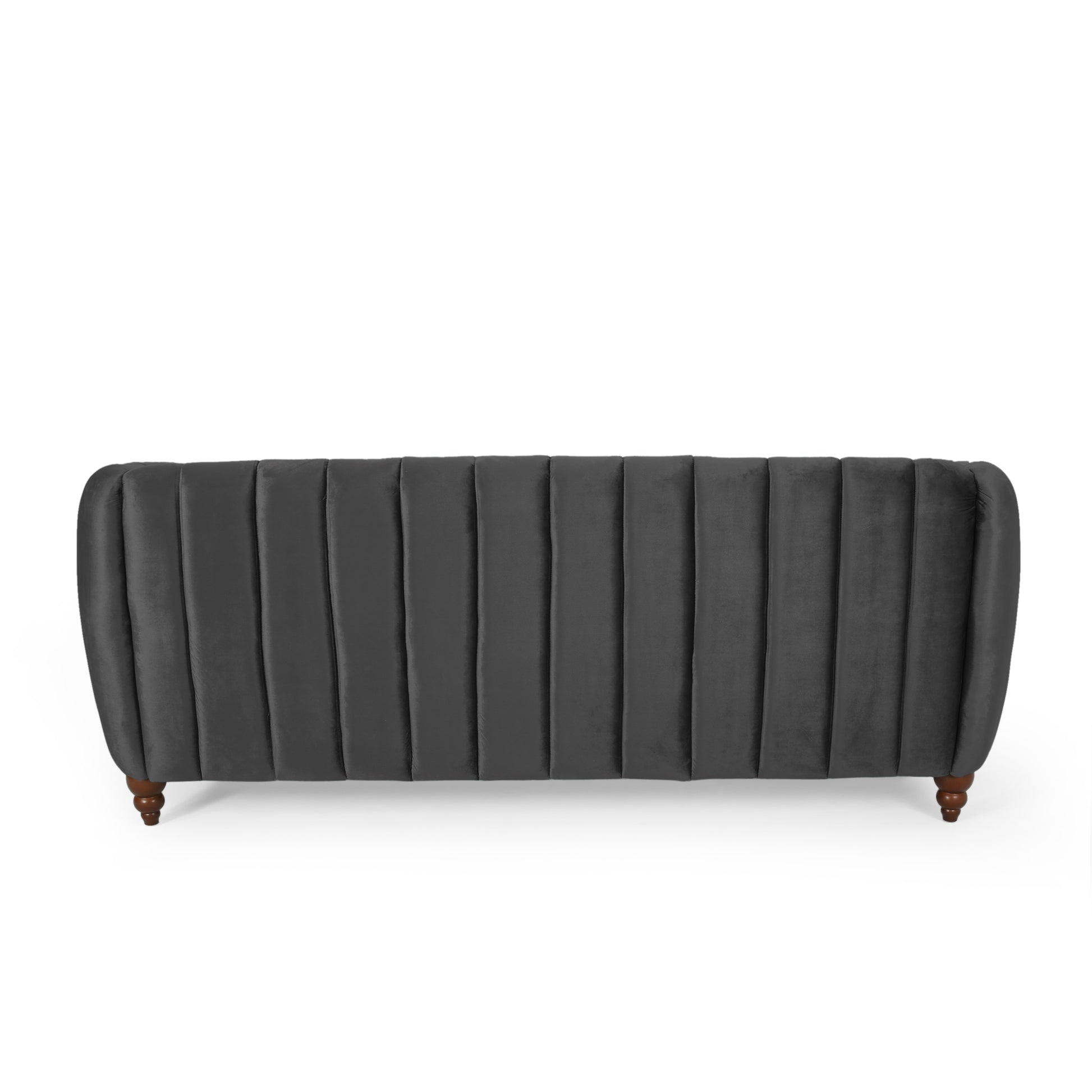 3 Seater Sofa Black Velvet 3 Seat