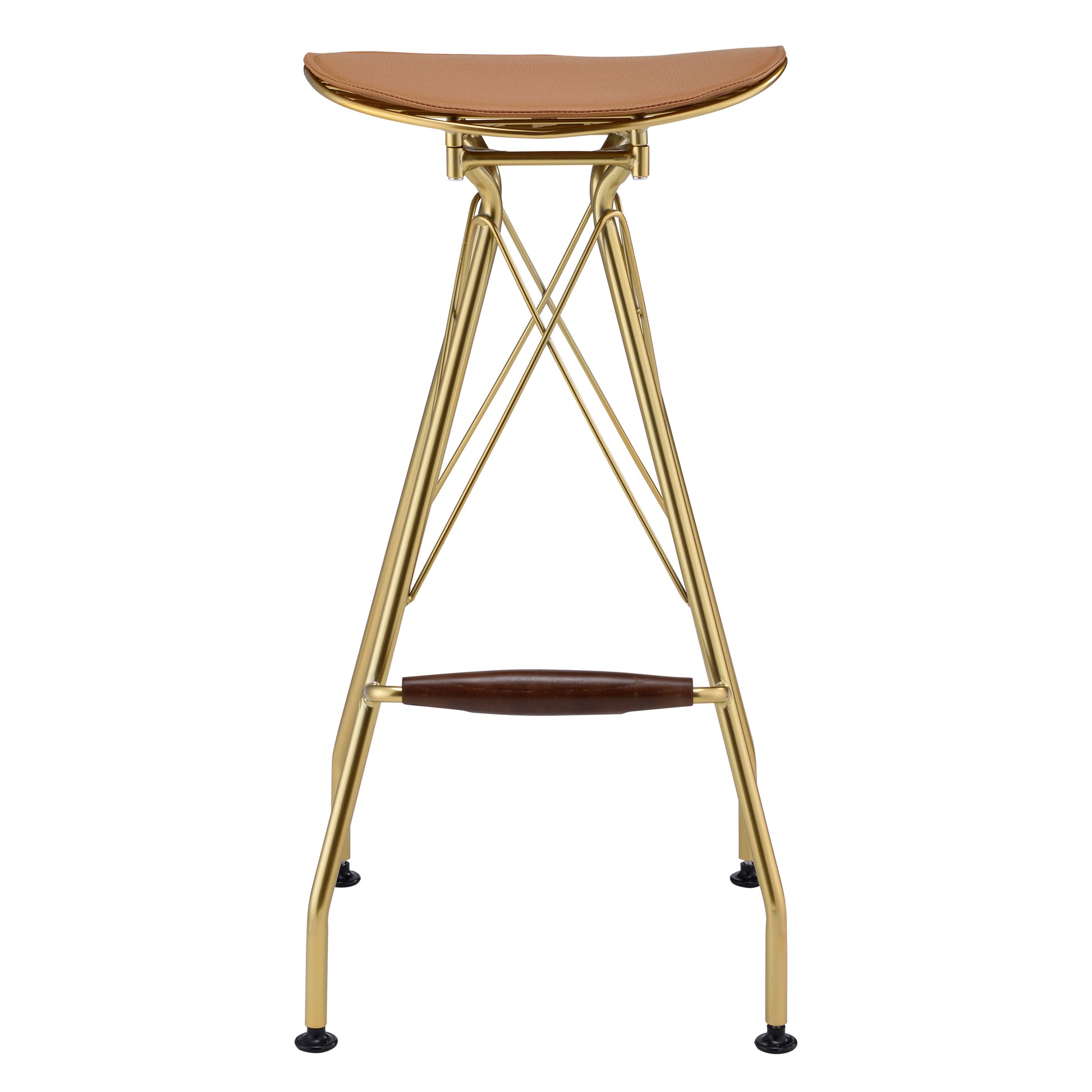 Whiskey And Gold Backless Bar Stools Set Of 2 Orange Bedroom Modern Bar Stools Set Of 2 Fabric Metal