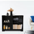 Universal Small 2 Shelf Bookcase In Black Set Of 2 Black Chinese Engineered Wood