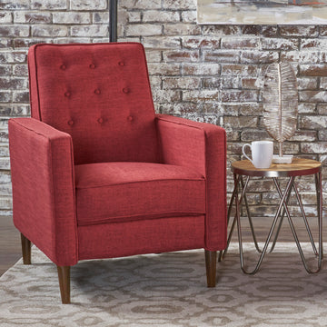 Recliner Red Fabric