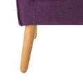 Arm Chair Purple Fabric