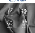 Queen Size 4 Piece Sheet, Lightweight Super Soft Easy Care Microfiber Comfycooling Bedding Sheets With Deep Pocket, Shrinkage And Fade Resistant, Hotel Luxury, Grey Grey Microfiber