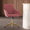 Ty Office Chair Rose Red Velvet