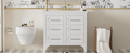 36'' Bathroom Vanity With Resin Sink Combo, Free Standing Single Vanity Set With Four Drawers, Solid Wood Frame Bathroom Storage Cabinet Same As Sw000128Aak White Bathroom Modern Solid Wood Mdf