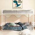 Same As B083P160613 Adam Twin Over Twin Metal Bunk, White Twin Box Spring Not Required White Metal Bedroom Bed Frame Metal Metal