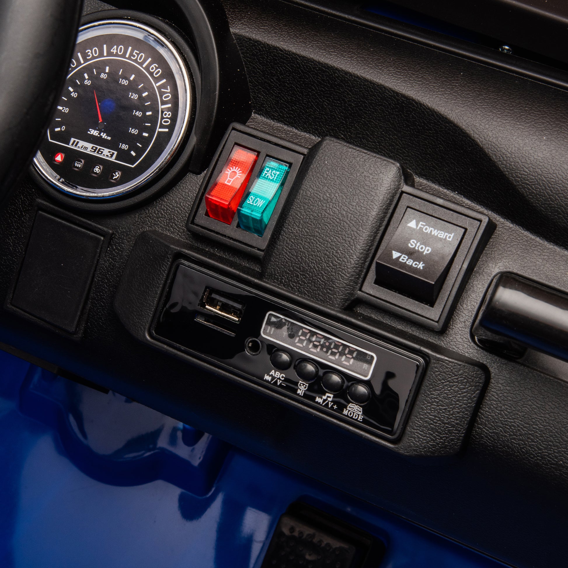 24V Two Seater Kids Ride On Truck Car W Parents Control,200W*2,Seat Width 20.28In,Four Wheel Suspension,Led Lights,Music,Mp3,Bluetooth,Two Independent Seat Belts,Suitable For Off Road For Kids Aged