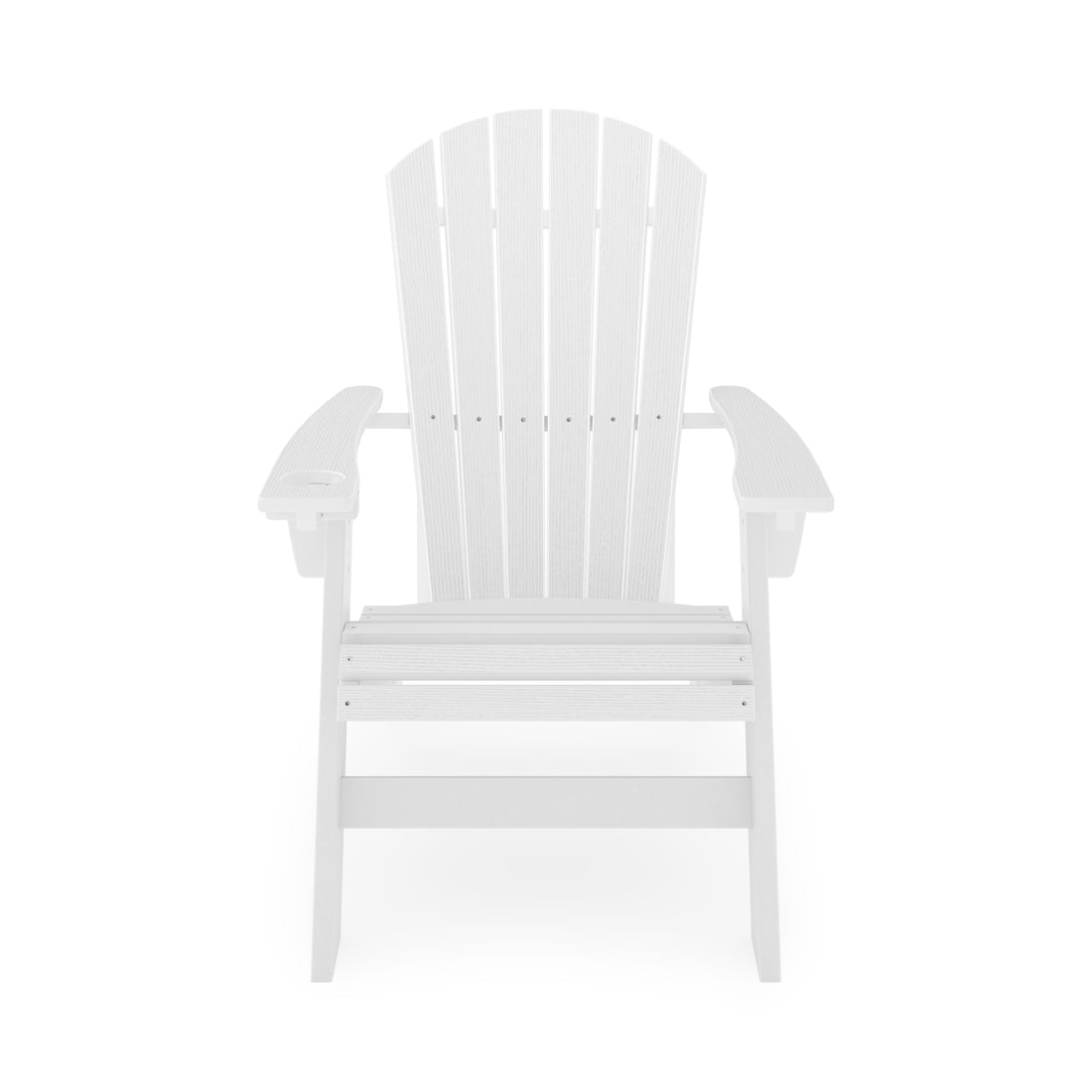 White Adirondack Chair Sturdy Hdpe Poly Lumber For Poolside, Patio, And Garden Relaxation No Adirondack White Weather Resistant Frame Garden & Outdoor American Traditional Hdpe