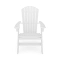 White Adirondack Chair Sturdy Hdpe Poly Lumber For Poolside, Patio, And Garden Relaxation No Adirondack White Weather Resistant Frame Garden & Outdoor American Traditional Hdpe