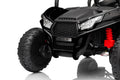 24 Volt Ride On Toys With Remote, Metal Frame Electric Powered Off Road Utv With 2 Xl Seater, 4X200W 5Mph Max, 4Wd 2Wd Switchable, 3 Speeds, Bluetooth, Storage,Black Black Abs