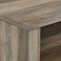 Transitional Electric Fireplace Wood And Glass Tv Stand For Tvs Up To 65