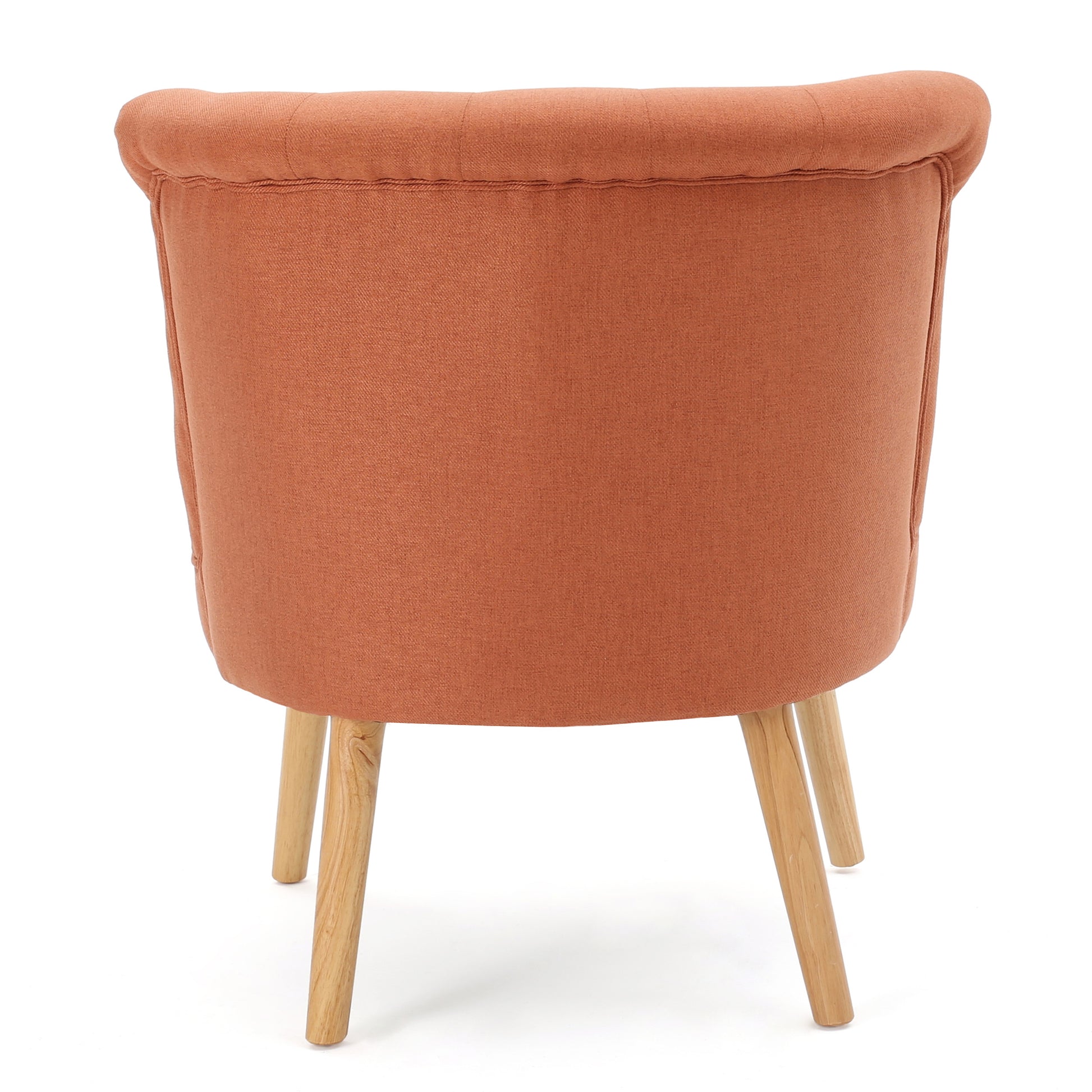 Bordeaux Tuft Chair Orange Fabric