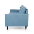 3 Seater Sofa Blue Fabric 3 Seat