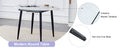 With A Clever Retractable Mechanism, The Mdf Table Top And Black Metal Legs And Has A Smooth And Delicate Surface. The Unique Look Creates The Sleekof A Modern Home. White Mdf Metal
