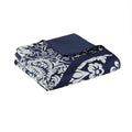6 Piece Printed Duvet Cover Set Queen Multicolor Polyester