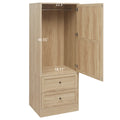 Hall Tree, Storage Cabinet, Suitable For Living Room, Entryway, Bedroom Natural Mdf