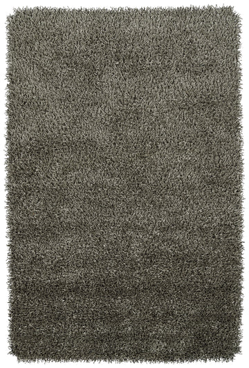 Casual, Solid Color, Distressed, Cut Pile 5' X 7'6" Rectangle Area Rug Grey Polyester