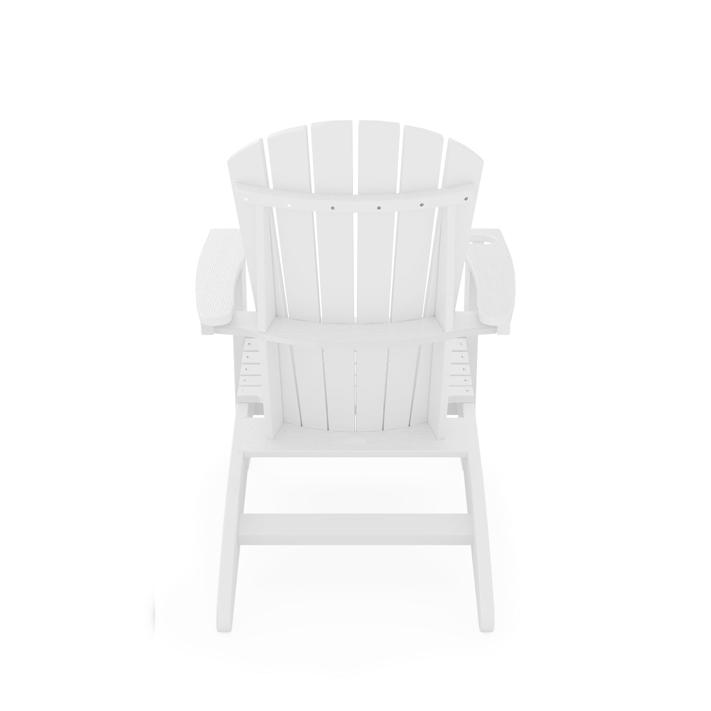 White Adirondack Chair Sturdy Hdpe Poly Lumber For Poolside, Patio, And Garden Relaxation No Adirondack White Weather Resistant Frame Garden & Outdoor American Traditional Hdpe