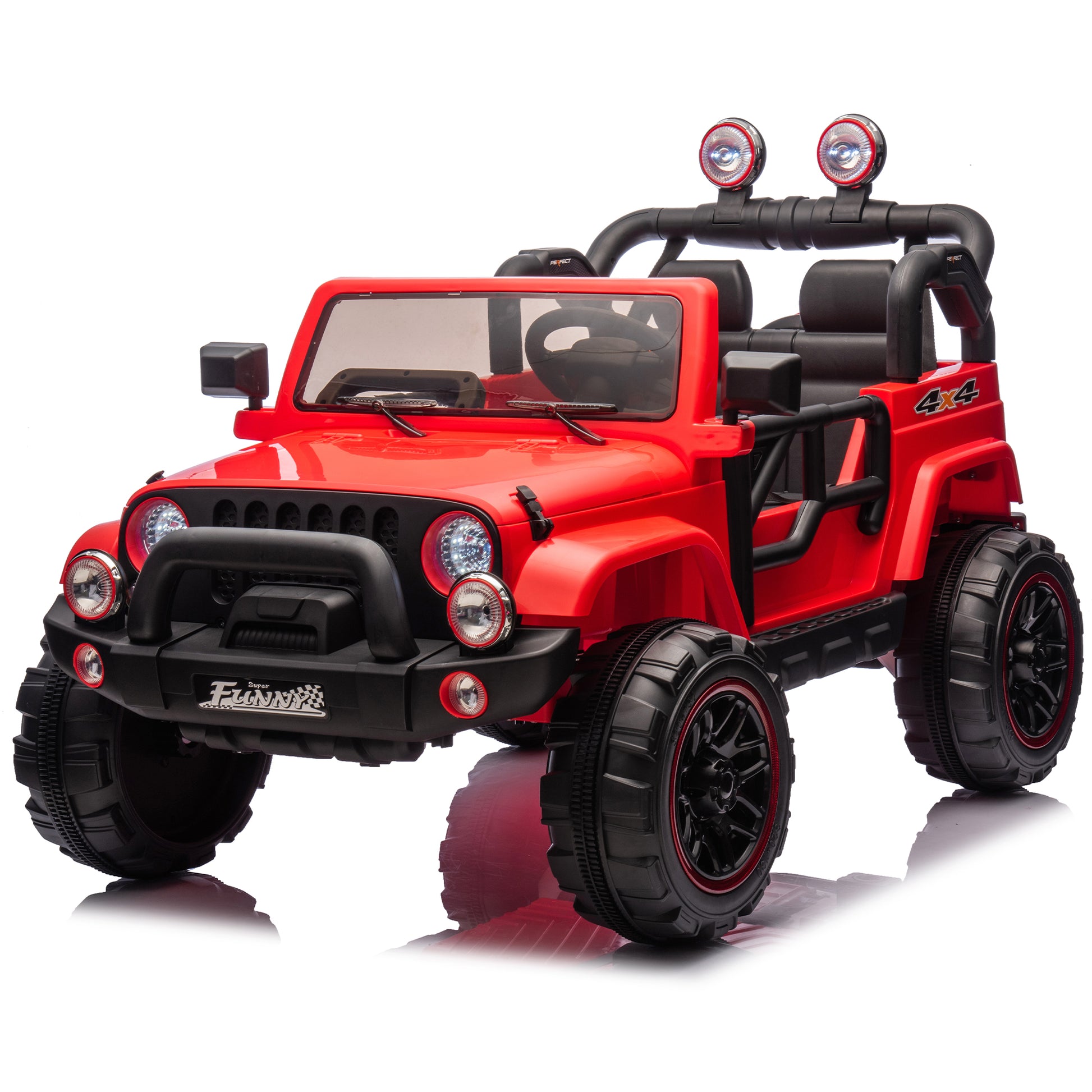 24V Kids Ride On Electric Car W Parents Control,Seat Width 19.09In,2Wd,Rear Suspension,Trunk Storage,Portable Pull Rod,Light&Searchlight,Bluetooth,Usb,Provide A Speed Of 2.5 4Mph For Kids Aged 3 8.