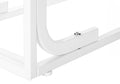 Accent Table, C Shaped, End, Side, Snack, Living Room, Bedroom, Contemporary, Modern White Mdf