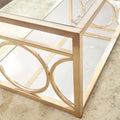 Olympia End Table Gold Gold Iron