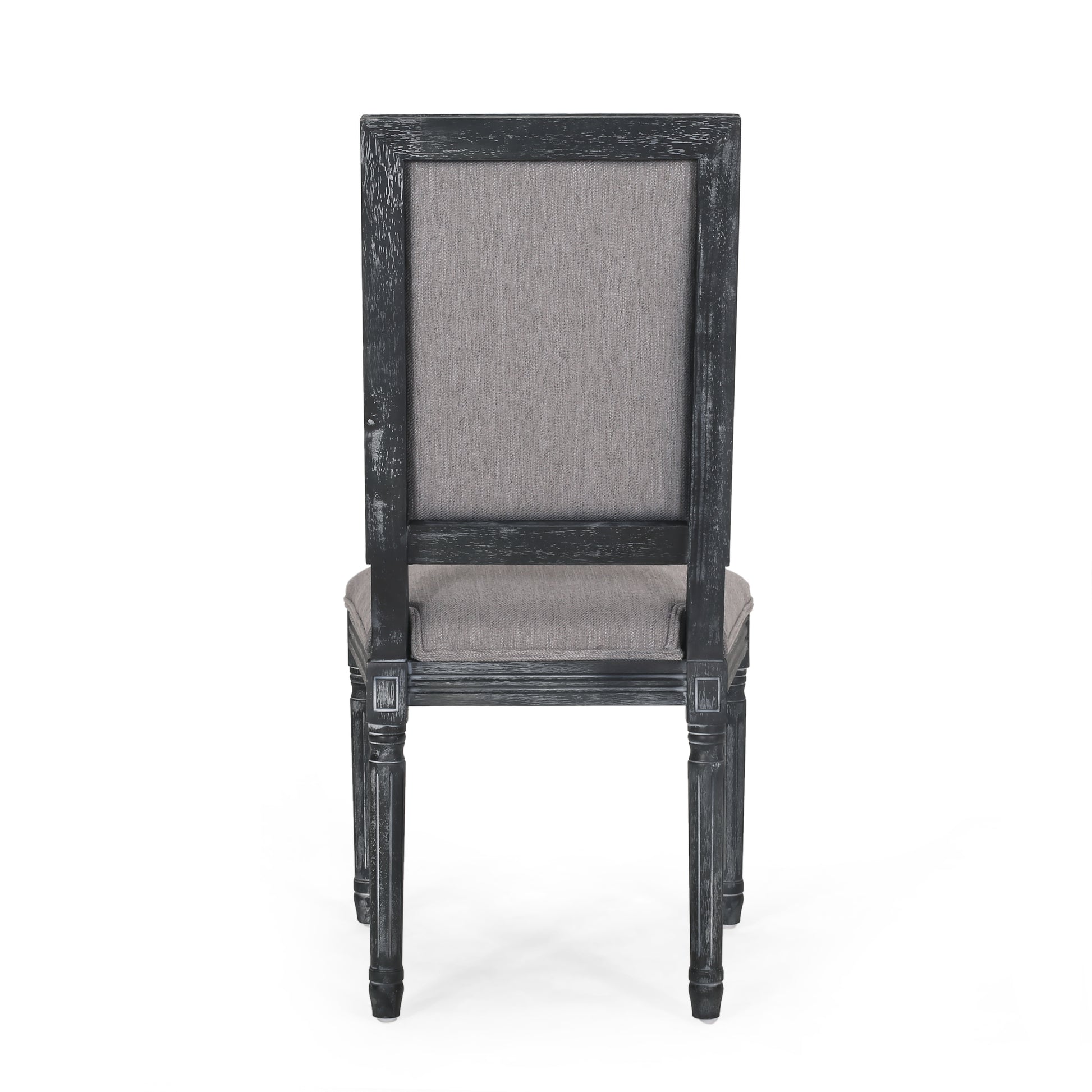 Dining Chair Grey Fabric