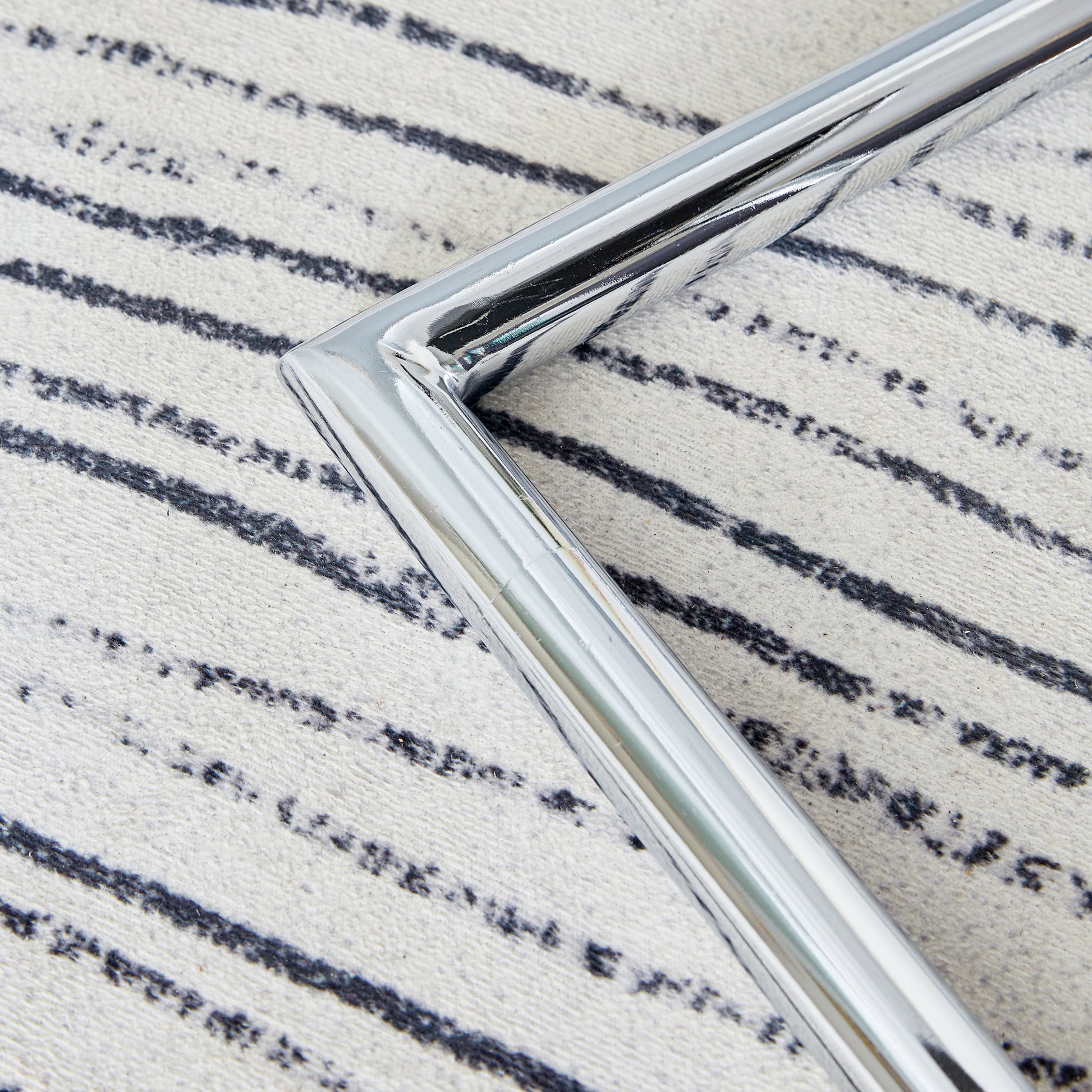 Table And Chair Set.63"X31.5X30" Black Marble Patterned Slabs Tabletop With Stainless Steel Butterfly Legs.Paried With 4 Light Gray High Quality Pu Chairs With Silver Metal Legs. Light Gray,Silver