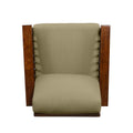 The Torrey Chair Beige Brown Rubberwood Wood