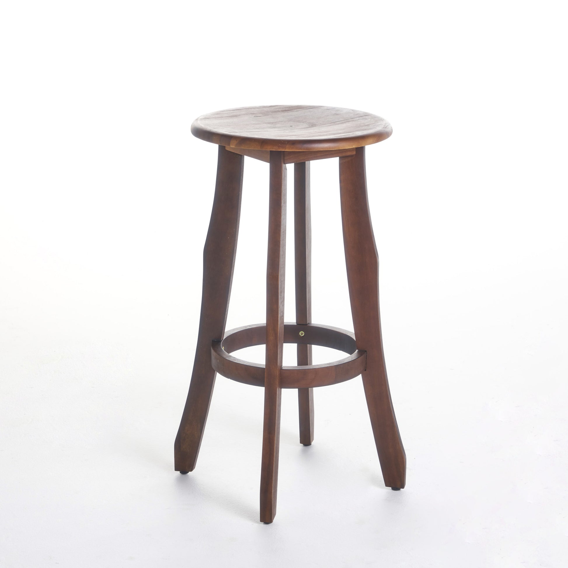 Pike Barstool Dark Brown Acacia Wood