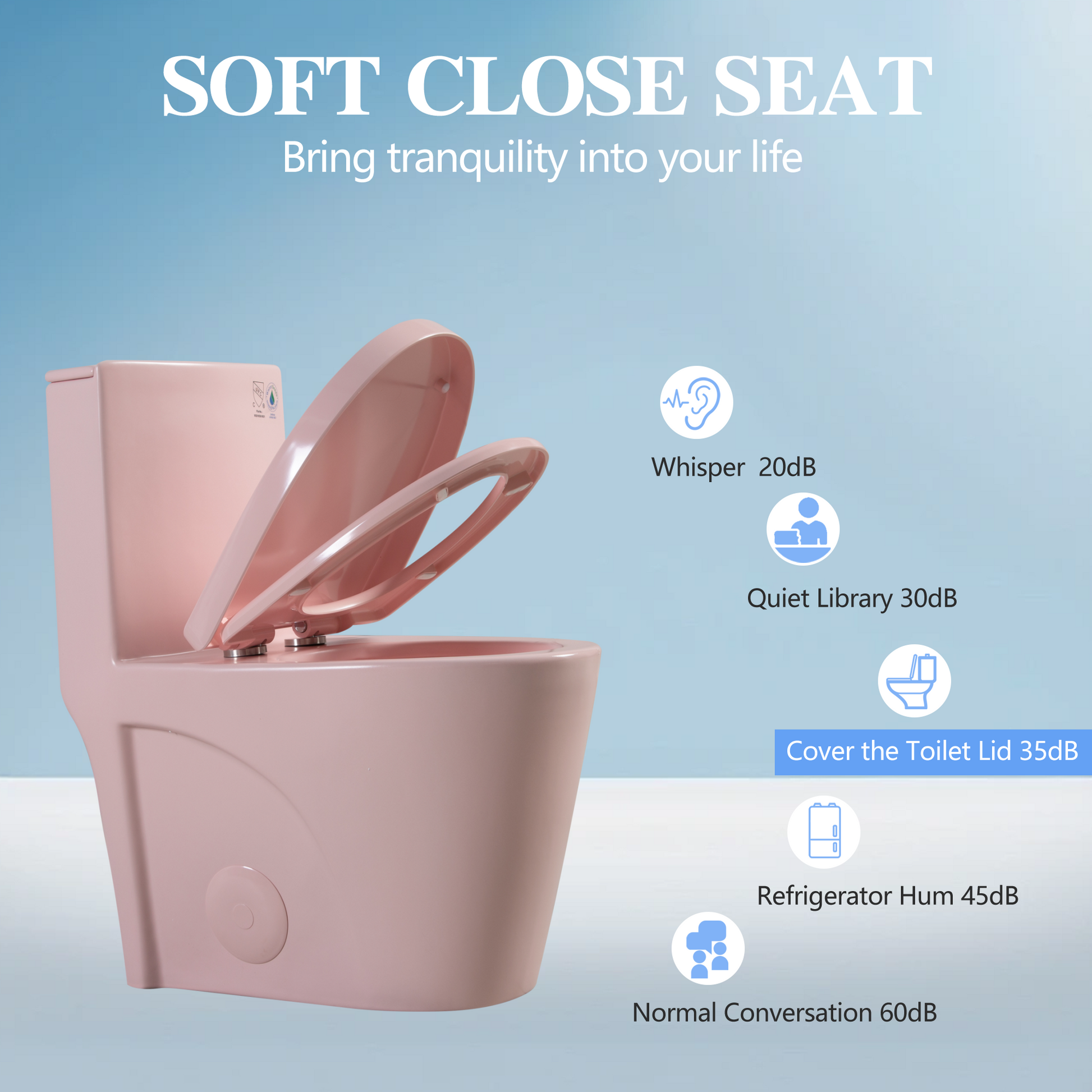 1.1 1.60 Gpf Dual Flush One Piece Toilet, Water Saving Elongated Comfort Height Floor Mounted, Soft Close 1000 Gram Map Flushing Score Toilet, Rose 23T01 Rs Rose Pink Ceramic