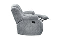 Stonic Grey Console Reclining Seat Gray Fabric