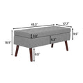 Storage Bench With Storage Bench For Bedroom End Of Bed Bench Foot Of Bed Bench Entryway Bench Storage Ottoman Bench 43.7