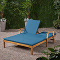 Perla Double Chaise Lounge Teak Acacia Wood