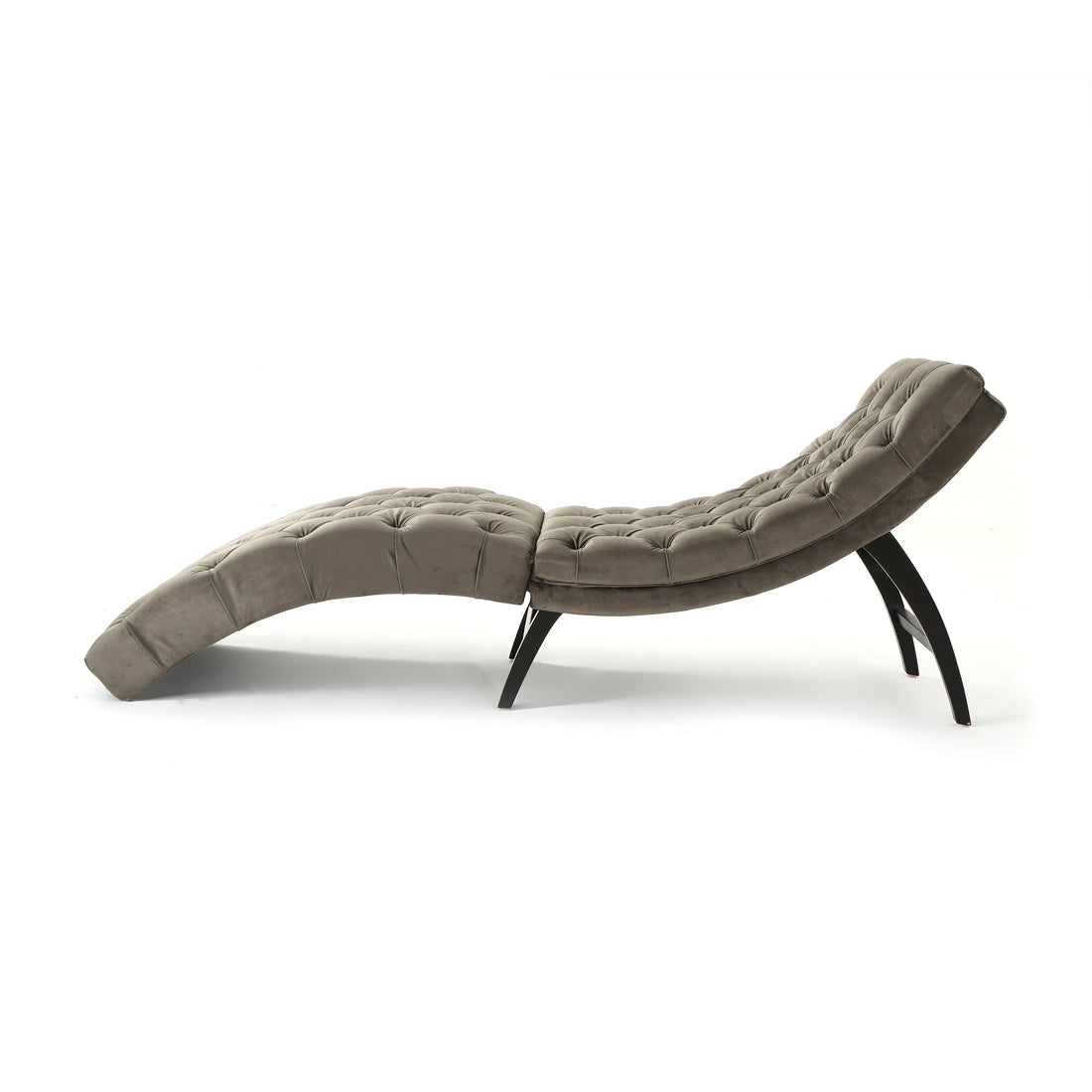 Chaise Lounge Grey Altay Velvet