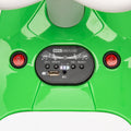 12V Kids Ride On Electric Toy,360 Degree Drift In Place,Spray Function,Front&Side Lights Design,Usb Mp3,Bluetooth,Music, 3.73 4.35 Mph,Easy Installation,Ultimate Cool Operation For Kids Aged 3 . Green 100 149 Lbs Polypropylene