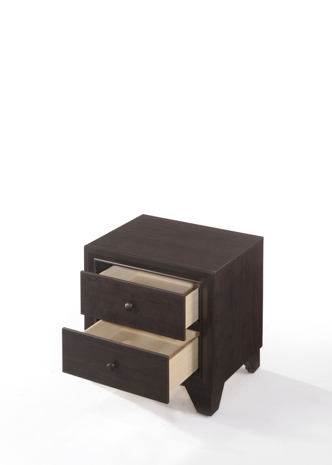 Madison Espresso Finish Nightstand Espresso Synthetic Wood