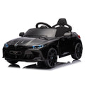 Bmw M4 12V Kids Ride On Toy Car 2.4G W Parents Remote Control,Three Speed Adjustable,Power Display, Usb,Mp3 ,Bluetooth,Led Light,Story,A Handle With Wheels And A Pull, Easy To Carry Black