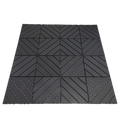 Plastic Interlocking Deck Tiles, 36 Pack, 12